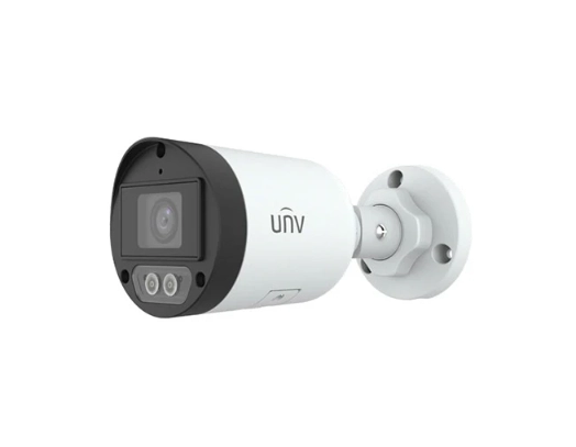 Uniview UNV IPC2124LB-AF28-DL-E Gece Renkli Sesli 2.8MM Lens 4MP H265+ Dahili Mikrofonlu Poeli IP Bullet Kamera